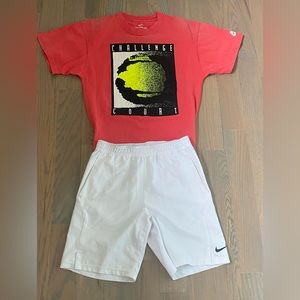 Nike boys tennis outfit size L